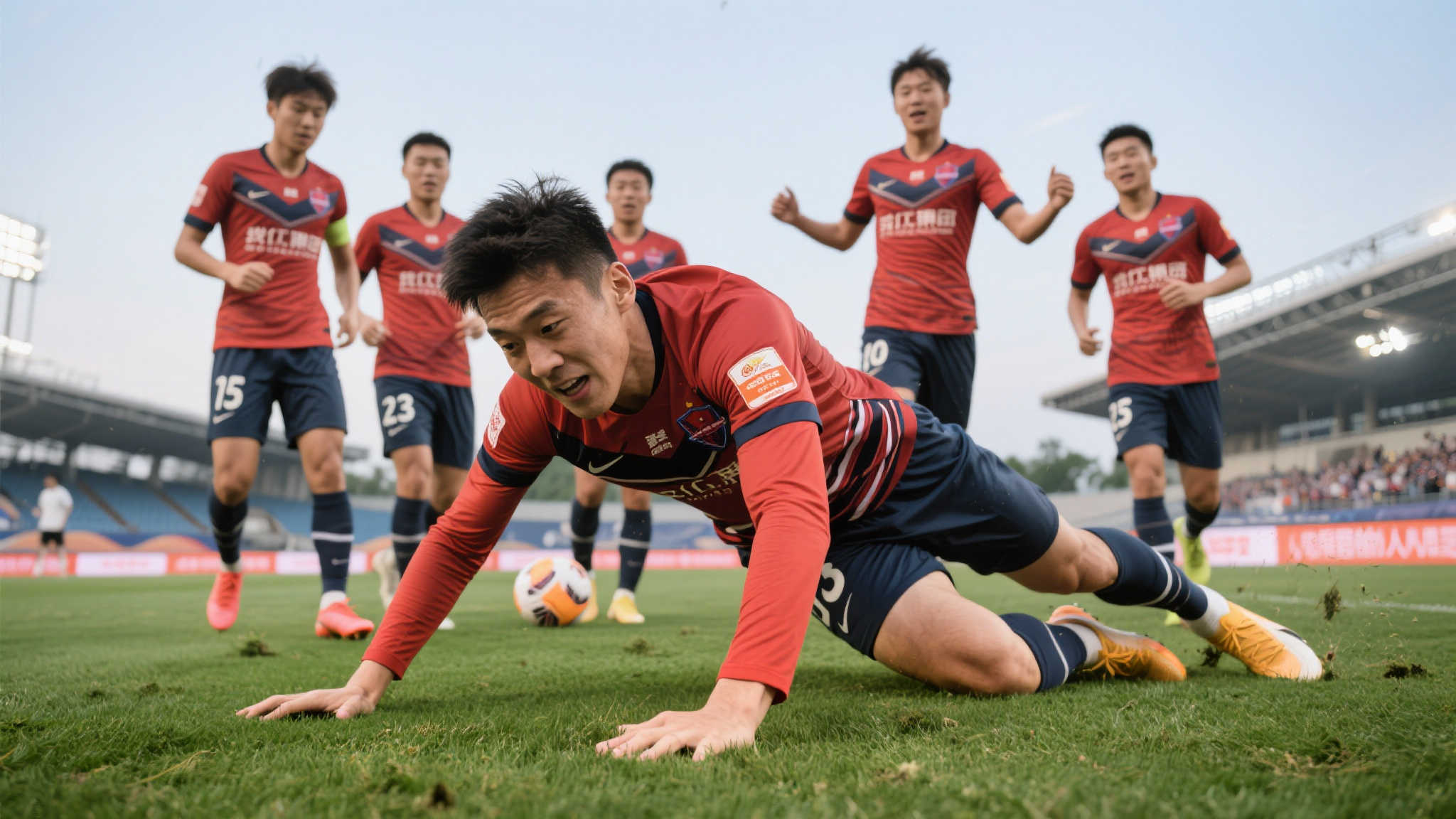 一次又一次摔倒，一回又一回爬起——这种精神也逐渐感